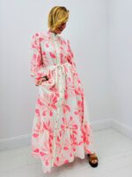 Robe Brodée Fleurie - Marque GOLD&SILVER – Image 4