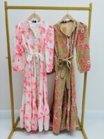 Robe Brodée Fleurie - Marque GOLD&SILVER – Image 2