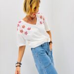 T-shirt Étoilé en Coton - Marque GOLD&SILVER