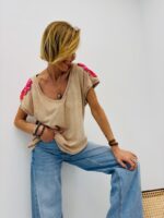 T-shirt Épaule Brodée - Marque GOLD&SILVER – Image 5