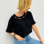 T-shirt Détail Strass - Marque Lipanoi