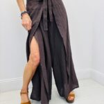 Pantalon Porte-Feuille en Lin