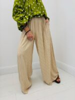 Pantalon Fluide Rayé