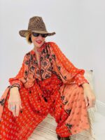 Blouse Bohème Brodée À Imprimé Floral - Marque GOLD&SILVER