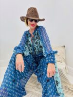 Blouse Bohème Brodée À Imprimé Floral - Marque GOLD&SILVER – Image 5