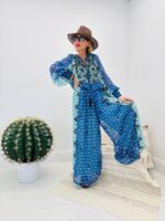 Pantalon Fluide Bohème À Imprimé Floral - Marque GOLD&SILVER – Image 6