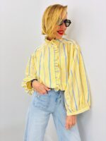 Chemise Romantique Rayée À Volants – Image 5