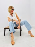 Blouse Sans Manches Brodée