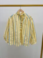 Chemise Romantique Rayée À Volants – Image 2