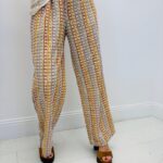 Pantalon Sequins Multicolore