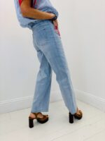 Jean Wide Leg à Poches Cœur – Image 3