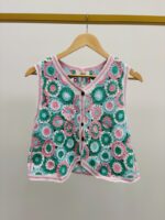 Gilet Crochet Multicolore – Image 2