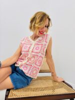 Gilet Crochet Coloré