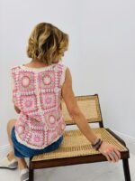 Gilet Crochet Coloré – Image 3
