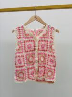 Gilet Crochet Coloré – Image 4