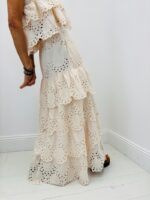 Jupe Brodée en Coton - Marque GOLD&SILVER – Image 7