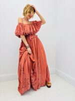 Robe Longue Détail Dentelle - Marque GOLD&SILVER – Image 4