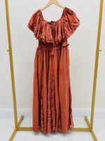 Robe Longue Détail Dentelle - Marque GOLD&SILVER – Image 3