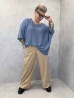 Pantalon Grande Taille Camel Coupe Droite – Élégance Moderne & Confort Absolu – Image 2