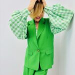 Gilet Tailleur Sans Manches Élégance Printanière - ANGE