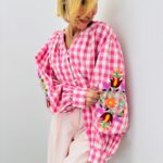 Blouse Vichy Brodée Esprit Bohème Chic