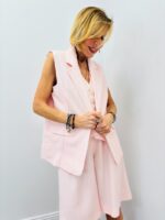 Gilet Tailleur Sans Manches Élégance Printanière - ANGE – Image 6