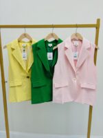 Gilet Tailleur Sans Manches Élégance Printanière - ANGE – Image 8