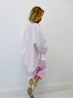 Chemise Patchwork En Coton À Détails Graphiques Contemporains – Image 3