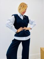 Top Trompe L’Œil Effet Superposition Chic