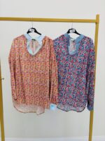 Blouse Liberty En Coton Col Contrasté Raffiné – Image 5