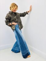 Veste Denim Motif Léopard Esprit Statement – Image 3