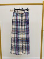 Pantalon Large À Carreaux Multicolores Esprit Chic Moderne – Image 4