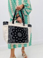 Sac Cabas Patchwork Motif Bandana – Image 9