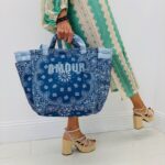 Sac Cabas Patchwork Motif Bandana