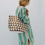 Sac Cabas Graphique Motif Triangles