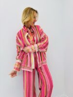 Veste Texturée Esprit Missoni À Rayures Multicolores