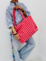 Sac Cabas Rayé En Éponge Esprit Riviera – Image 4