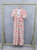 Robe Longue Grande Taille Imprimé Floral Romantique – Image 5