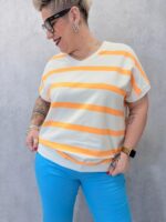 T-shirt Oversize Rayé Multicolore – Esprit Estival & Décontracté – Image 8