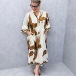 Robe Longue Abstraite