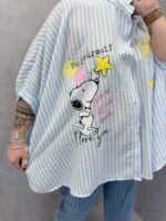 Chemise Oversize Rayée Imprimé Fun – Esprit Pop & Tendance – Image 4