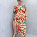 Robe Longue Grande Taille Imprimé Floral Multicolore