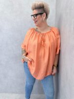 Tunique Fluide À Col Froncé Grande Taille – Image 7