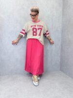 Top Oversize Strass « New York 87 » – Esprit Sport Chic Brillant – Image 4