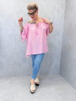 Tunique Fluide À Col Froncé Grande Taille – Image 8