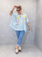 Chemise Oversize Rayée Imprimé Fun – Esprit Pop & Tendance – Image 5