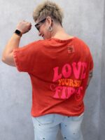 T-Shirt Grande Taille Love Yourself First – Image 10