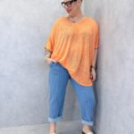 Tunique Oversize En Coton Effet Dévoré – Confort Léger & Couleurs Estivales