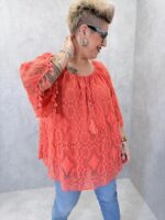 Tunique Grande Taille Dentelle Bohème Chic – Image 4