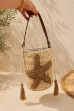 Sac en paille étoile de mer – Image 3